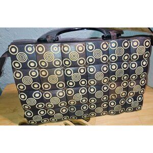 Lot Of‎ 2Purse Wooden clutch Geometric Design